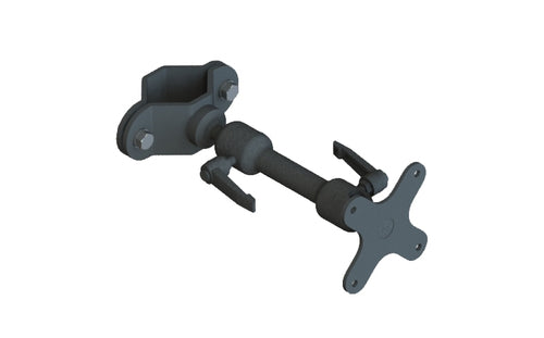 Gamber-Johnson 7160-1531-01 – VESA-Adapterplatte – VESA 75×75 mm – 6" Dog-Bone-Adapter – Schwarz