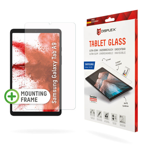 E.V.I. Panzerglas für Samsung Galaxy Tab A9 8,7" – 9H, Anti-Fingerprint
