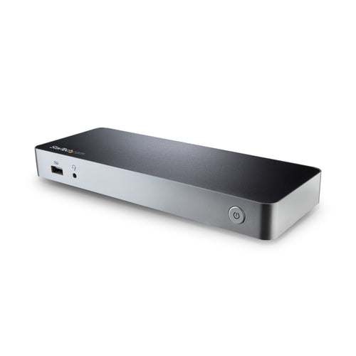 StarTech.com Dual USB C Dockingstation – USB-C, 2× HDMI, 4× USB-A, 60 W PD, GbE, 3,5 mm Audio, für Windows