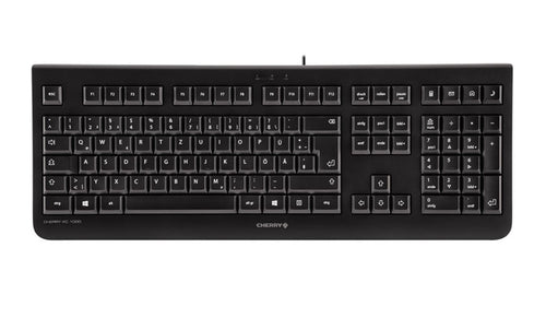 CHERRY KC 1000 – Tastatur, kabelgebunden (USB), IT-Layout (IT) – für Windows, macOS & Linux