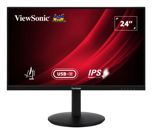 ViewSonic VG2409-MHDU-2 – Monitor, 24" 1920 × 1080 (Full HD), 2× HDMI, DisplayPort, USB-C