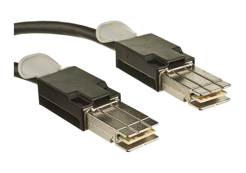 Cisco CAB-STK-0.5M – FlexStack-Plus Stacking-Kabel – 0,5 m, schwarz – für Catalyst IE9300