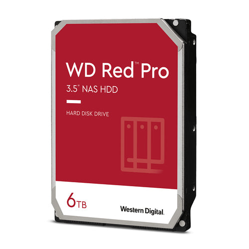 Western Digital Red Pro 6 TB – 3,5" SATA, 7200 U/min, 256 MB Cache, NAS