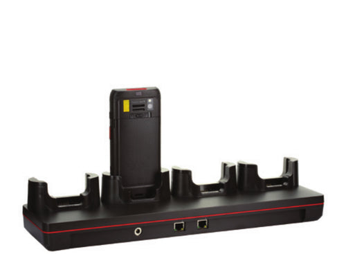 Honeywell Ethernet-Dockingstation, 4-fach, mit Netzteil, UK-Netzkabel – für CT40, mit Schutzboot