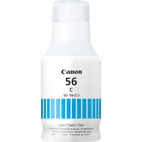 Canon Tintenpatrone GI-56C, cyan, 14'000 Seiten – für Tintenstrahldrucker/Multifunktionsgeräte