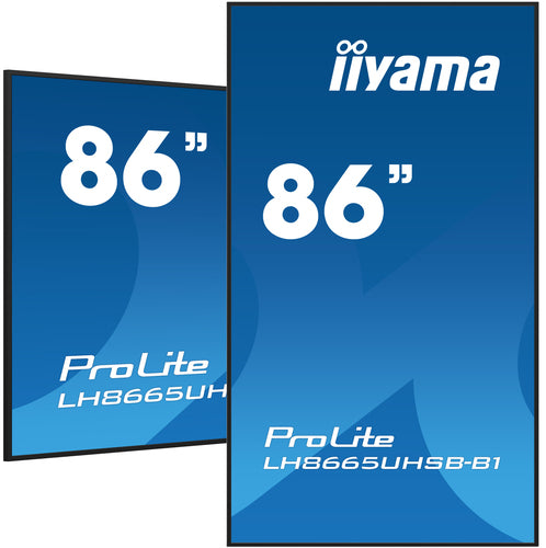 iiyama LH8665UHSB-B1 – 86" LED UHD 4K
