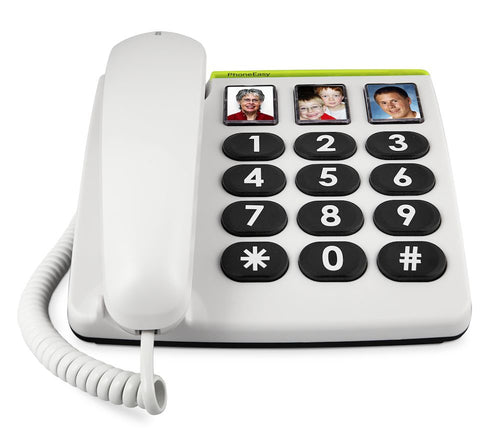 Doro PHONEEASY 331PH – DECT, schnurgebunden, weiss