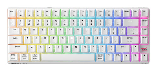 Cherry K33 Compact – Tastatur – kabellos – QWERTY (US-INT) – Weiss