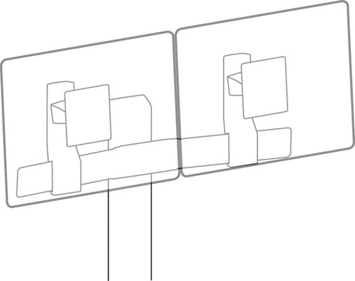 Ergotron Tall-User Kit – Sitz-/Steh-Workstation – VESA 75×75/100×100 mm – bis 12,7 kg – für WorkFit-S/C