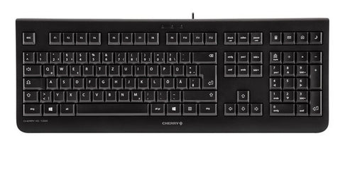 CHERRY KC 1000 – Tastatur, kabelgebunden (USB), ES-Layout (ES), Fullsize (mit Ziffernblock), schwarz