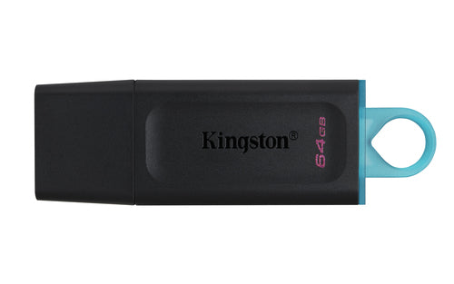 Kingston Technology Kingston DT Exodia USB-Stick – 64 GB, USB 3.2 Gen 1, Schwarz + Türkis