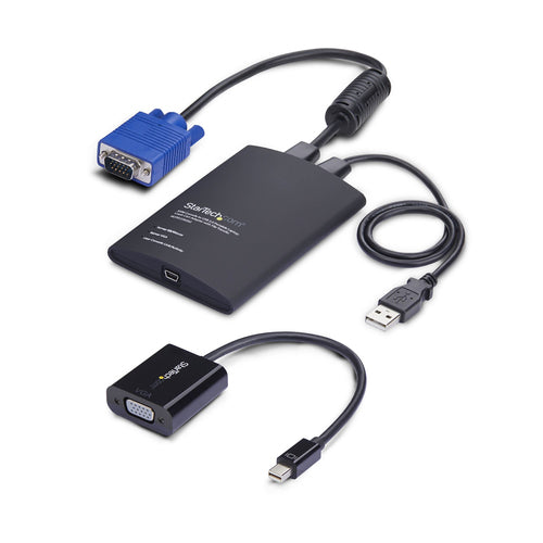 StarTech.com VGA/MDP Crash-Cart-Adapter – 1-Port VGA/DP CIM-Modul – 1920 × 1200, USB
