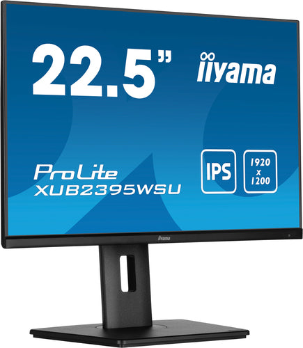 iiyama XUB2395WSU-B5 – Monitor, 23", 1920 × 1200, IPS, 250 cd/m²