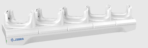 Zebra Ladestation – CRD-TC51-HC5SC-01 – 5-Slot, AC – für TC51 – weiss – inkl. Netzteil, Gleichstromkabel
