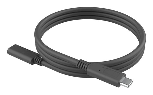 Logitech USB-C Verlängerungskabel (Stecker auf Buchse) – Grau