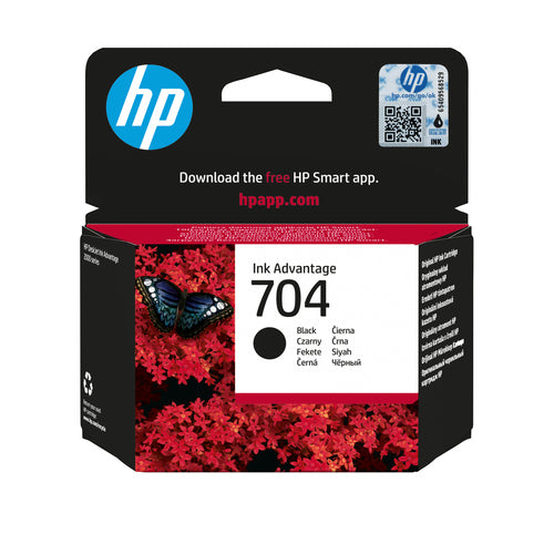 HP Tintenpatrone 704, Schwarz, Original