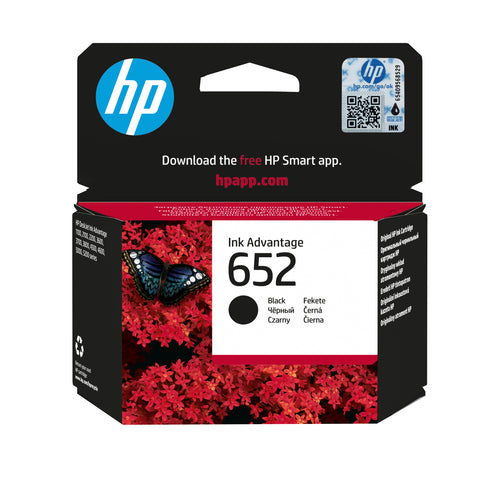 HP Tintenpatrone 652, Schwarz