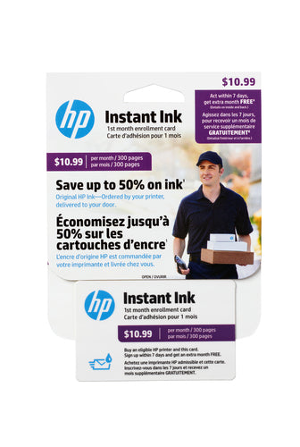 HP Instant Ink – Anmeldekit, 100 Seiten/Monat