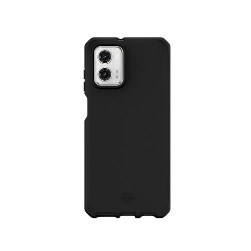 Mobilis Backcover SPECTRUM_R – für Motorola Moto G73 5G – schwarz matt