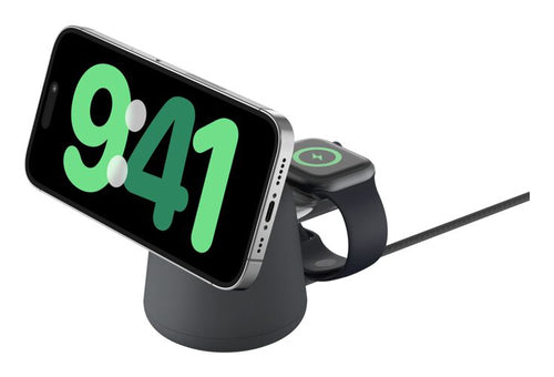 Belkin Ladestation – 15 W, Qi, magnetisch, 2-in-1