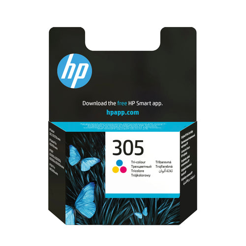 HP Tintenpatrone 305, dreifarbig, original – für HP