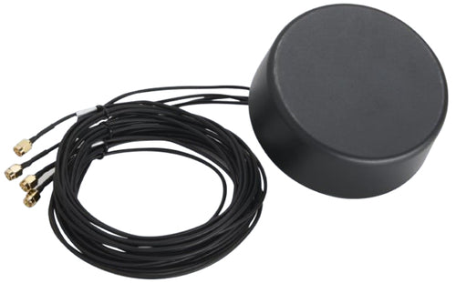 Zebra Mobilfunk-/GPS-Antenne FXR90 – 4× SMA (Stecker), 1 m, Schwarz
