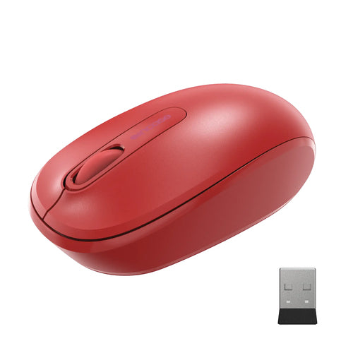 Incase Wireless Mobile Mouse 1850 – Maus – Kabellos (2,4 GHz), 1000 DPI, beidhändig, Rot