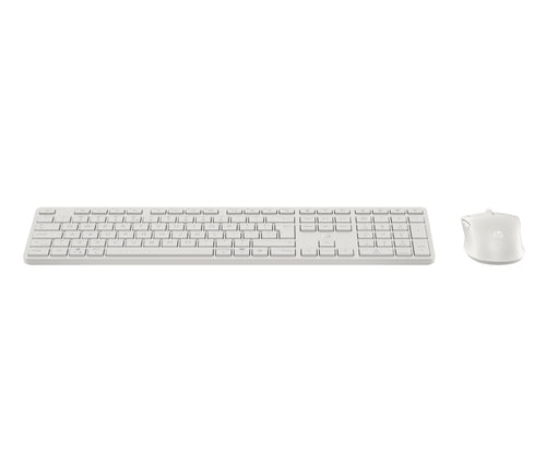 HP 490C – Tastatur- und Maus-Set – Membran – Bluetooth & 2,4 GHz USB-A (Empfänger) – Weiss