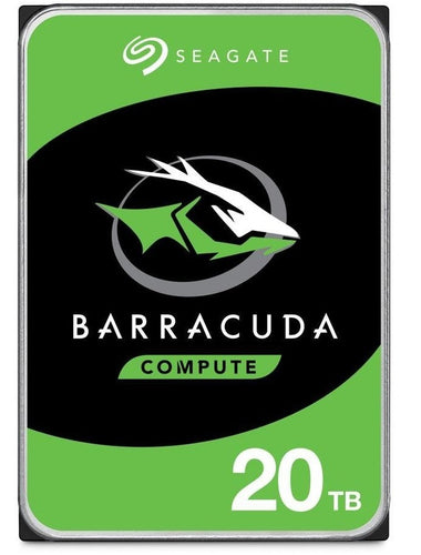 Seagate Barracuda 20TB – 3,5" SATA, 7'200 U/min