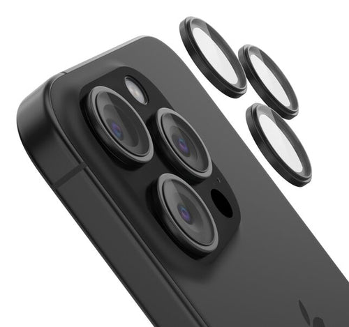 Belkin Kameralinsenschutz – für Apple iPhone 15 Pro/15 Pro Max – Gehärtetes Glas