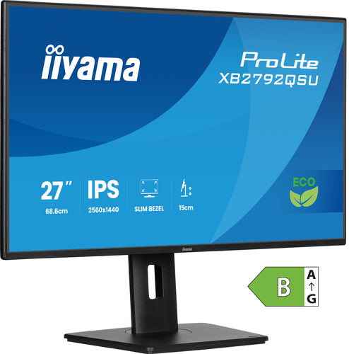 iiyama XB2792QSU-B1 – Monitor, 24", IPS, 120 Hz, EyeSafe, EyeComfort