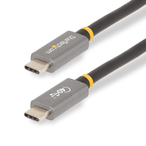 StarTech.com USB-C auf USB-C Kabel – USB4 40 Gbit/s – 1 m – PD 100 W – 8K/120 – USB-IF zertifiziert
