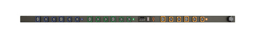 Vertiv Rack-PDU überwacht GI30105L – senkrecht, 24× IEC C13/C19, IEC 60309, 200–415 V, 16 A, dreiphasig, 3 m