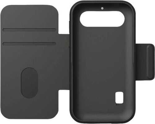 Doro Wallethülle – für Doro L10/X10/E10, mit Kartenfach, grau