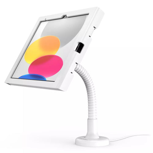 Compulocks Tablet-Arm (Tischklemme) – für iPad 10,9" (10. Gen.) – VESA 75×75/100×100 – Weiss