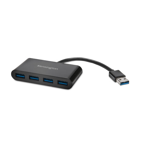 Kensington UH4000 USB-Hub – USB 3.0, 4× USB-A, für Windows/macOS