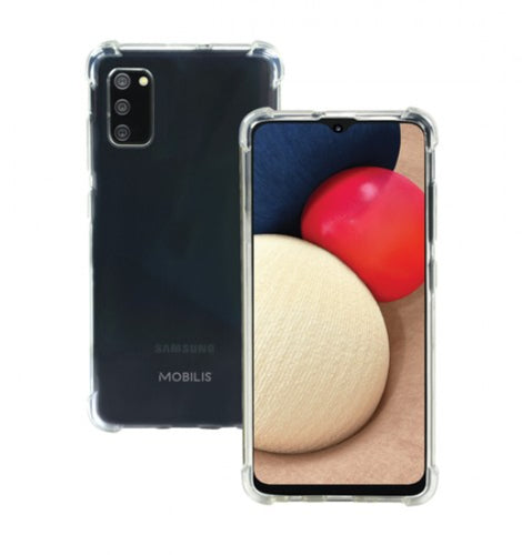Mobilis Backcover R Series – für Samsung Galaxy A02s – transparent – TPU