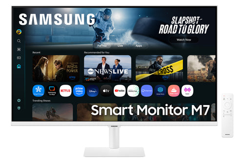 Samsung M70F – Monitor, 4K, HDR10, Smart, Weiss