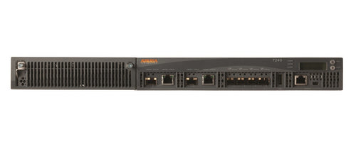 HPE Aruba 7210DC – Security-Gateway/Router, 4× SFP, 2× RJ-45, 1U, 350 W, Schwarz