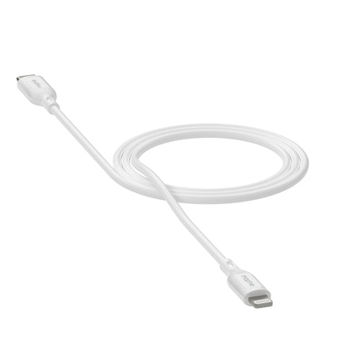 mophie USB-Kabel – Lightning auf USB-C – 1 m – PD 60 W – PVC-Mantel – Weiss
