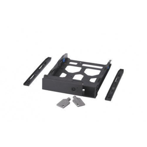 QNAP Speichergerät – HDD-Tray mit Schlüsselschloss, 2 Schlüssel, schwarz, inkl. Schrauben für 2,5" und 3,5"