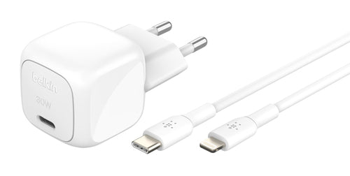 Belkin BOOSTCHARGE Netzteil – 30 W, 1× USB-C, PD, PPS