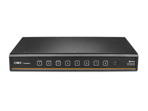 Vertiv SCMV285DPH-400 – 8-Port DisplayPort/HDMI Sicherer KVM-Switch – 4K/30 Hz, USB 2.0 Hub, Audio