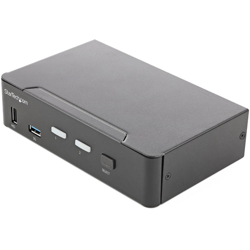 StarTech.com 2-Port HDMI KVM-Switch – 4K/60 Hz, USB 3.0-Hub, Audio