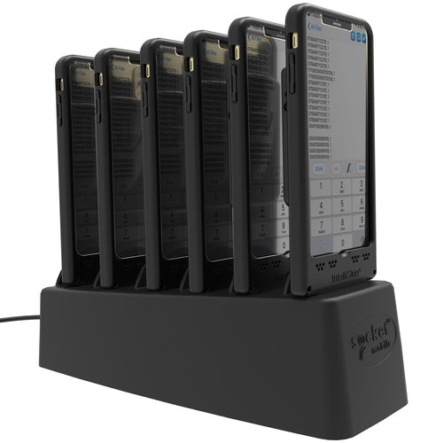 Socket Mobile DURASLED DS860 – Barcodeleser – für iPod – Ladestation (6-fach) – EU-Version
