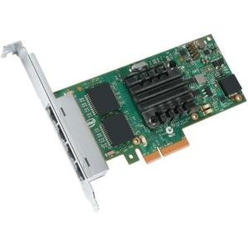 Intel I350-T4 V2 PCIe-Netzwerkadapter – 4× RJ-45, Gigabit (10/100/1000 Mbit/s), PCIe v2.1 x4 – für Server