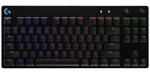 Logitech G Pro Tastatur TKL - Mechanisch, RGB - Kabelgebunden, USB - QWERTY (UK-INT) - Schwarz