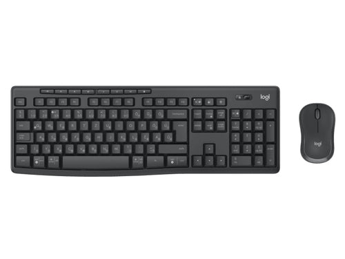 Logitech MK370 – Tastatur, kabellos (2,4 GHz), Dunkelgrau