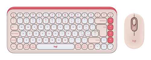 Logitech POP Icon – Tastatur, IT-Layout (IT), Rosa