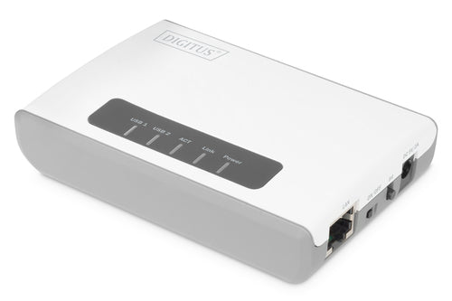 Digitus Netzwerk-Printserver, 100–240 V, weiss